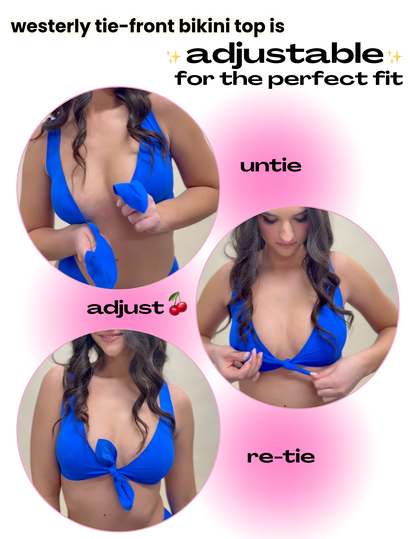 Westerly Tie-Front Bikini Top