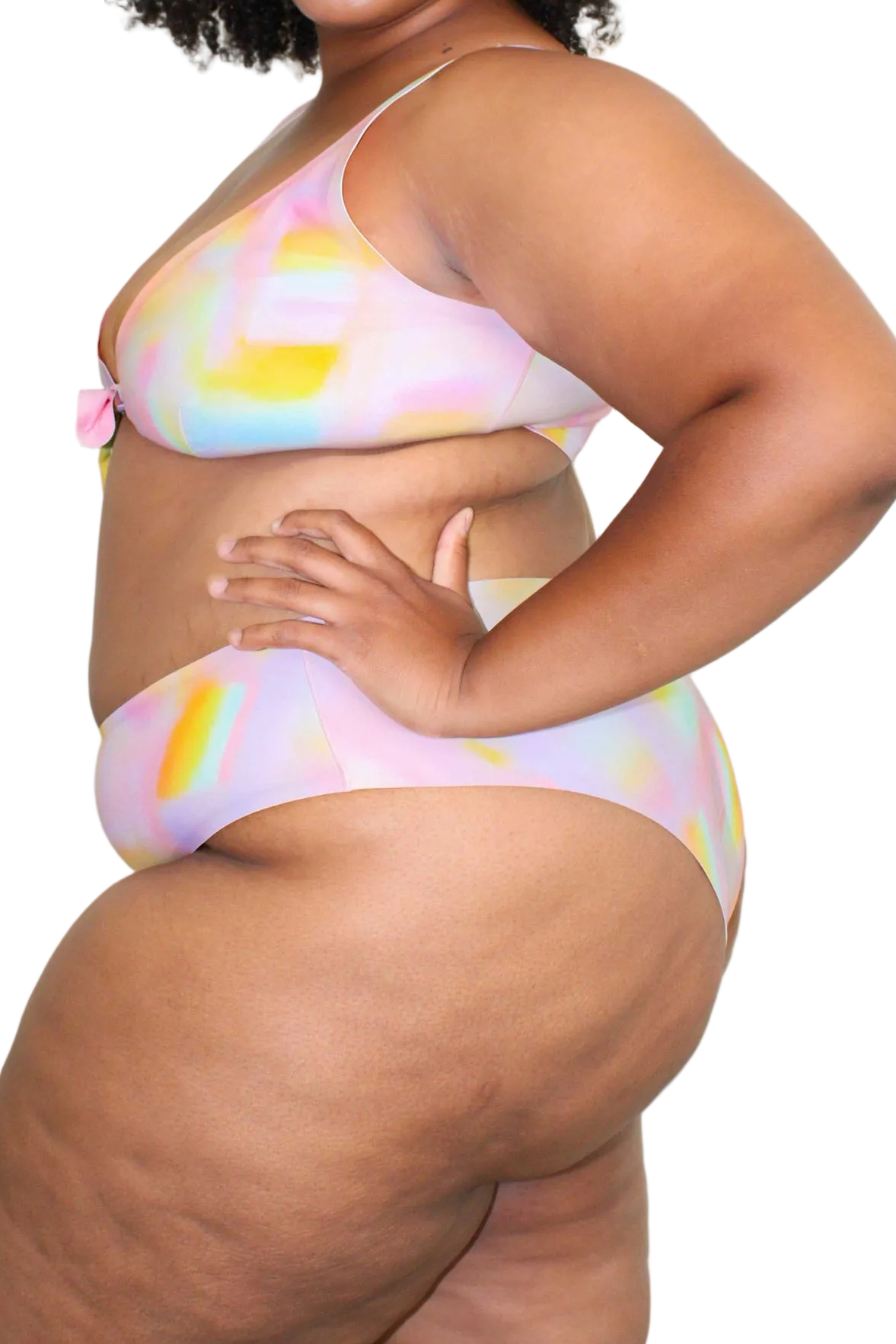 Jennings V-Cut High-Waisted Bikini Bottom | Limited Edition Colorway | FINAL SALE