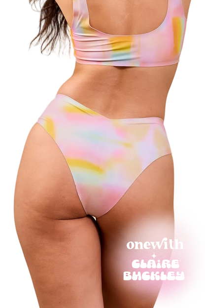 Jennings V-Cut High-Waisted Bikini Bottom | Limited Edition Colorway | FINAL SALE